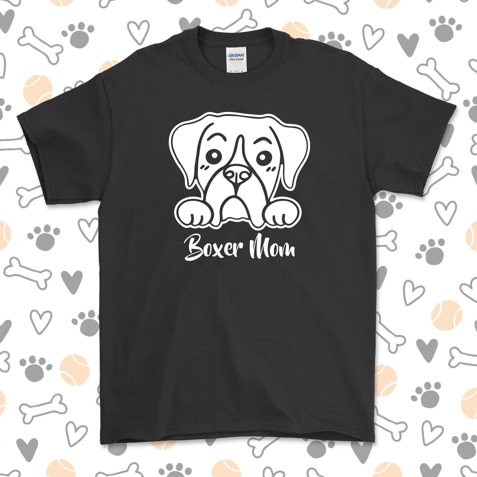 Boxer Mom T-Shirt | Dog Breed Shirt | Pick Your Color! | Dog Mom | 4XL