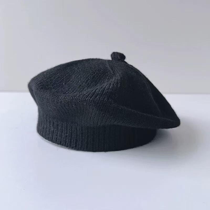 2025 Autumn/Winter Unisex Korean Knit Wool Hat for Kids and Babies - Warm, Trendy Pullover Design