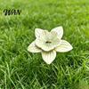 Insect Watering Station Handmade Ceramic Pollinator Station, Colorful Flower Bee Water Feeder & Butterfly Bird Bed Post Decoration Bath, Small Outdoor