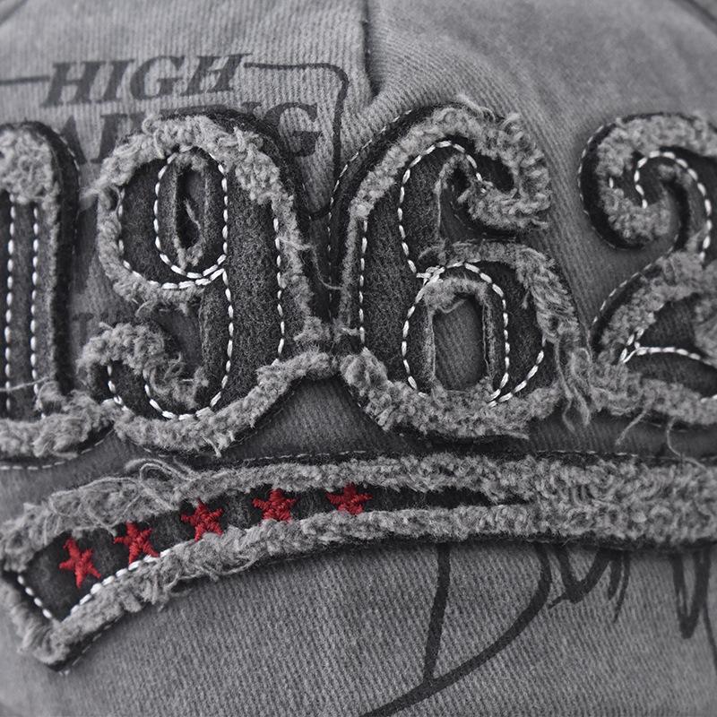 Embroidery Baseball Cap Solid Color Vintage Sun Hat Adjustable Lightweight Dad Hats For Women Men