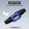 Portable COB Headlamps LED Headlight with 3 Modes Outdoor Mini Head Lamp Lighting for Camping Hiking Fishing Cycling