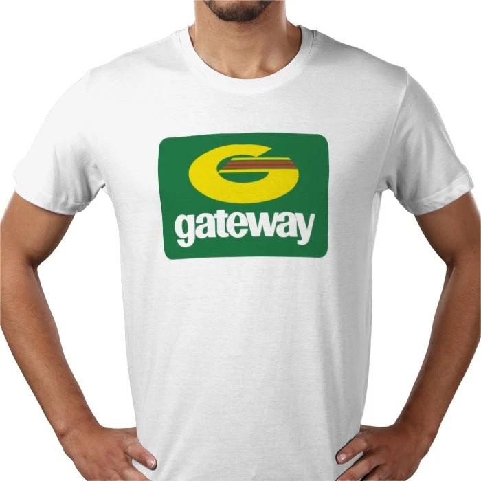 

Gateway supermarket shop funny logo vintage retro print T shirt tee all sizes UK M