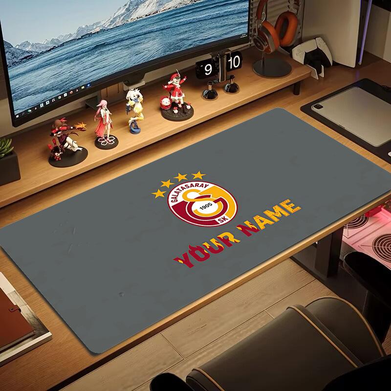Galatasaray S.K Print Cushion Non-slip Laptop Tablet Big Mousepad XXL Mat Mini PC Playmat With Lock Edge