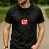 Vintage U2 Star Logo Graphic T Shirt Unisex Cotton Short Sleeve Rock Band Music Fans Casual Tee Festival Merch