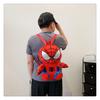 Plush Spider-Man Cartoon Backpack: Parent-Child Mobile Phone Bag for Kids