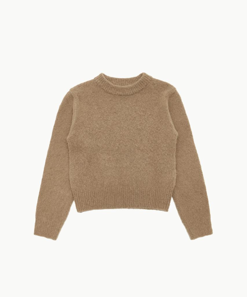 Amomento Fluffy Brushed Knit_Beige