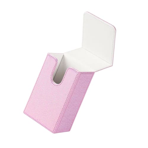 Sun Moon Tarot Card Box Game Deck Holder PU Leather Tarot Card Storage Case for Witch Decor Telling Fate