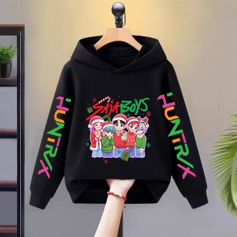 Korean Style KPOP Hoodie, Fashionable and Comfortable Children's Clothing, Christmas Exclusive Gift, Fashionable and Warm Girl's Top