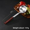 304 Stainless Steel Spatula Household Wooden Handle Utensils High Temperature Colander Shovel Kitchen Utensils Set Spoon Kitchen Utensils