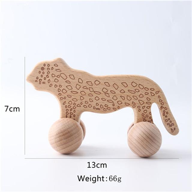 

Wooden Child Block For Babies BPA Free Organic Beech Animal Shape Baby Toy Car Montessori Toys Brain Game Handmade Crafts Gifts леопардовый