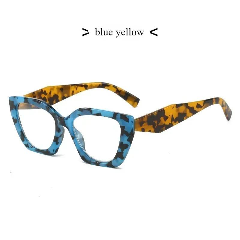 Fashion Large Square Frame Anti-blue Light Presbyopia Glasses High-definition Old-sight Glasses Spring Leg Reading Glasses