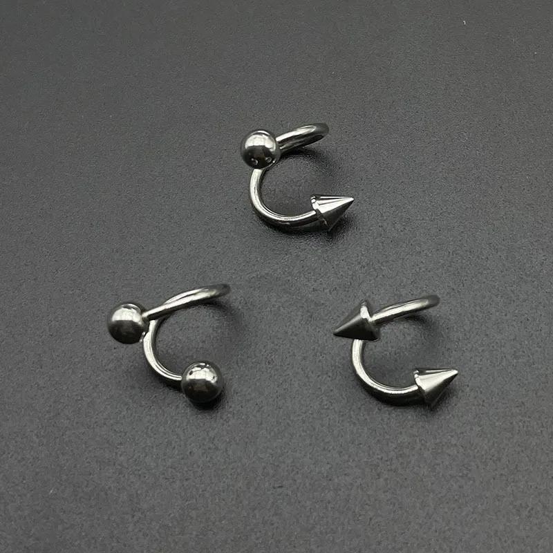 Anneau pour Lèvre Nez Helix Cartilage Oreille Piercing Corporel Bijoux Vaginal Acier Inoxydable 316L 16G