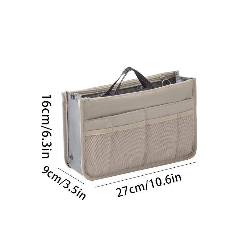 Сумка для хранения наличных, банковских карт, мобильных устройств, удостоверений личности, карманов для сумок, разделителей, сумок для сумок, хранения и организации сумки-тоут