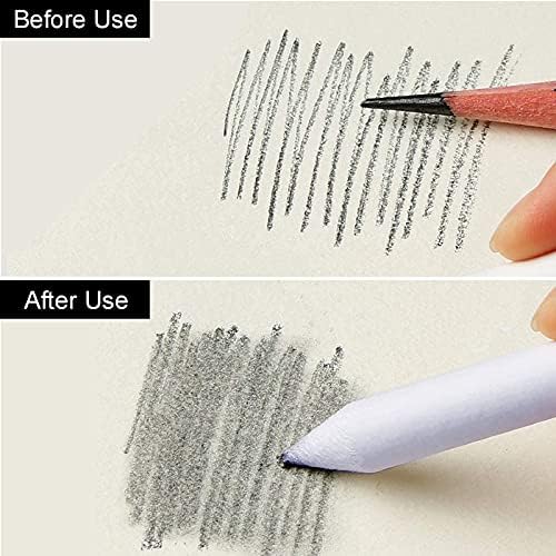 

Eclet 6 Pcs Blending Stumps And Tortillions Paper Art Blenders For Student Artist Charcoal Sketch Drawing Tools(D) 0 серый