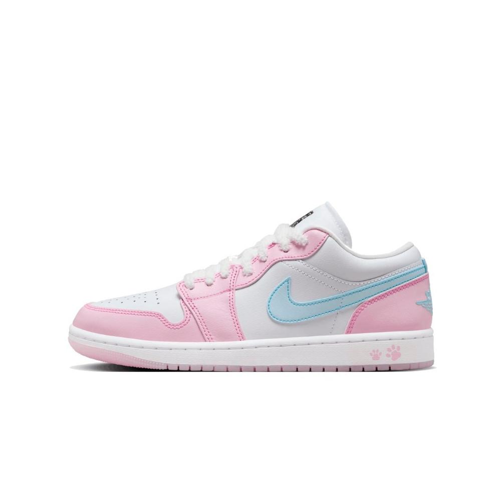 Air Jordan 1 Low SE Paw Print Pink Foam