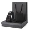Men's Business Gift Set: Cowhide Wallet with Automatic Buckle Belt