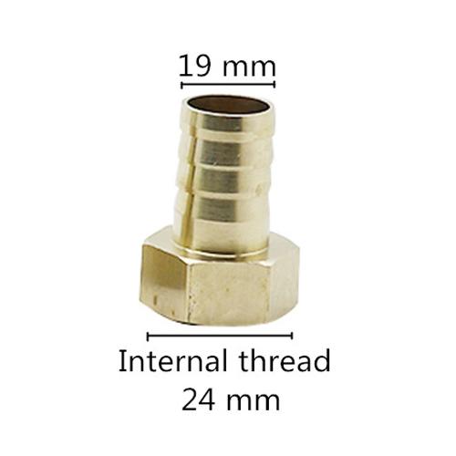 Hose Barb Connector copper  3/4" female Male Thread Pipe Fitting Barb Hose Pagoda Coupling Tail Connector 8/10/12/14/16mm hose