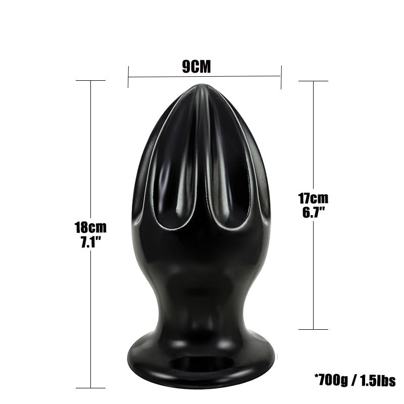 Multi-Size Eiform Analer Butt Plug Riesige Analperlen Analstimulation Expansions-Trainer Anal Sexspielzeug für Erwachsene Frau Mann