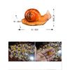 Mikrolandschaftssimulation Kleine Schnecke Kleines Ornament Niedliches Tier Harzhandwerk Gartendekoration Heimdekoration Dekoration Handwerk