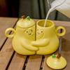 Cuddle Pear Mug Couple Models A Pair of Cups To Send Girlfriend Creative Gift Ceramic Boys Quirky Cute Water Cups