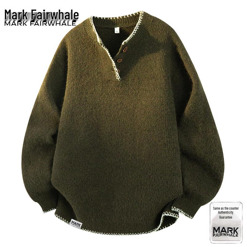 Mark Fairwhale Men's V-Neck Knit Sweater