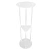 Side Table Modern Stable 3 Tier Round Acrylic Drink Table for Living Room Bedroom Bedside Transparen