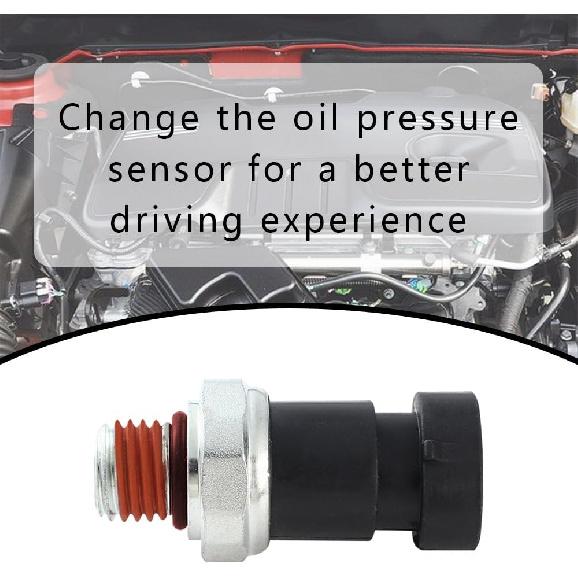 Oil Pressure Sensor Switch, Engine Oil Pressure Switch Compatible with Chevy Equinox Colorado Trailblazer, GMC Canyon Envoy, Buick Enclave Lacrosse,