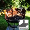 Stainless Steel Hot Dog Holder Stand Muscle Man Design BBQ Grill Tool for Camping Outdoor Cooking Accessories