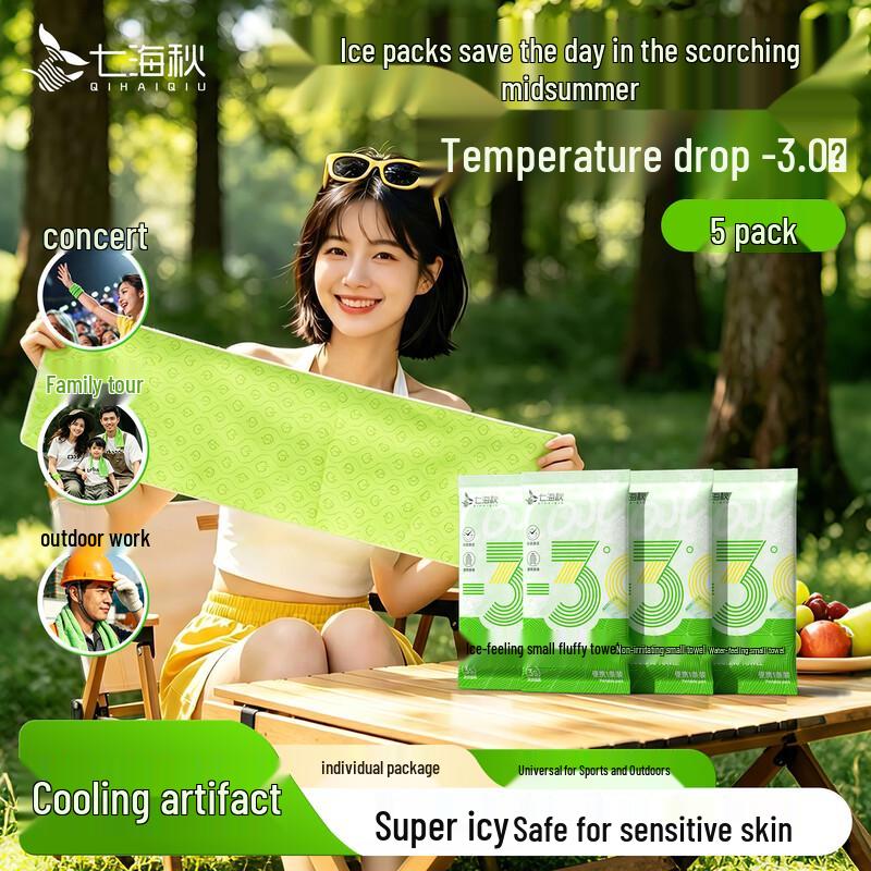 Portable Cooling Wet Wipes
