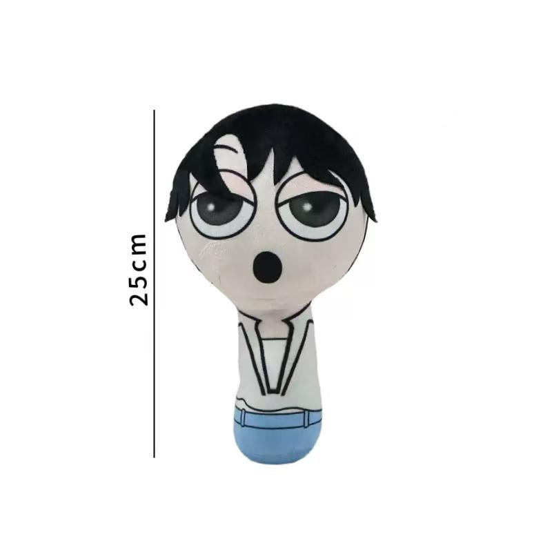 25CM New Hot Anime Figure Kpop Demons Hunters Creative Rhythm Box Plush Cute Pillow Soft Dolls for Fans Christmas Birthday Gifts