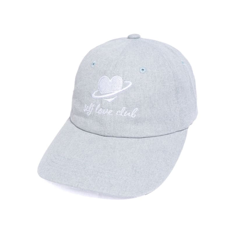 Net Social Club SELF LOVE PIGMENT WASHED CAP (SKY BLUE)