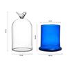 Glass Candle Cup Ornaments Essential Oil Crystal Decorative Bottle Aromatherapy Glass Candlestick Home Decoration Accessories