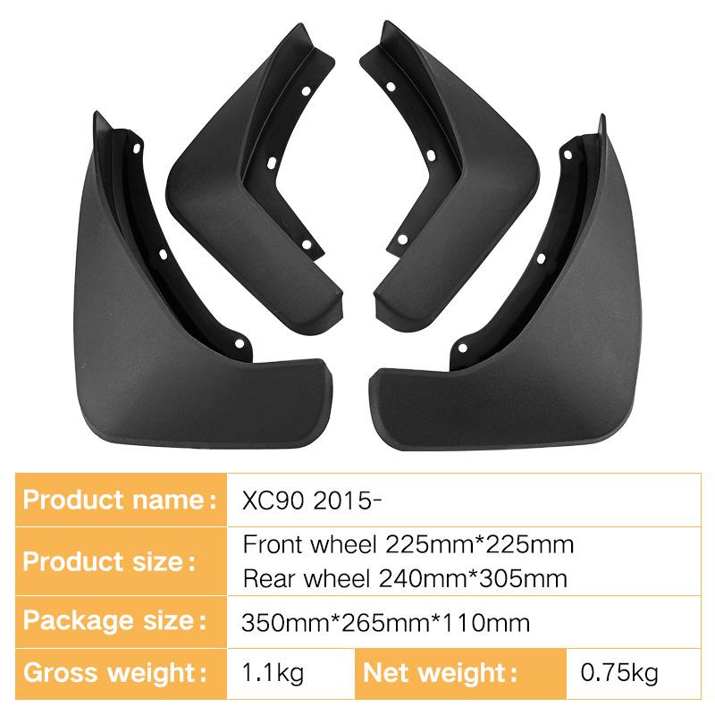 Suitable for Volvo XC90 2015-2025 Car Tire Fender, Modified Soft Fender