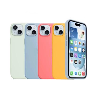 Coque en silicone liquide tendance pour iPhone, antidérapante et résistante aux chutes, pour iPhone 14, 15 Pro Max, 14 Plus, 15 Plus, 16 Plus, iPhone 11, 12, 13