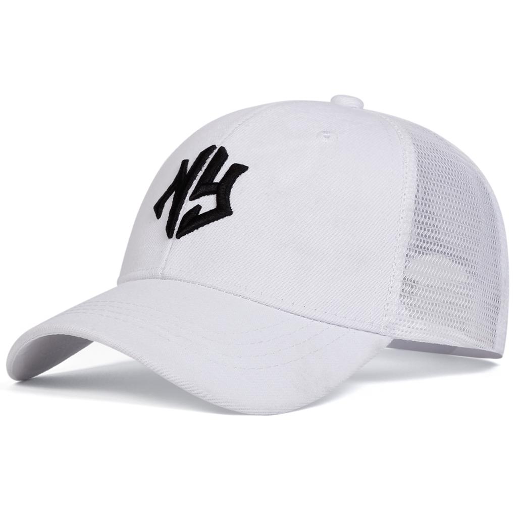 Unisex Letter Embroidery Baseball Net Caps Spring and Summer Outdoor Adjustable Casual Hats Sunscreen Hat