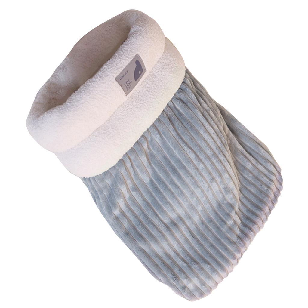 Kitten Winter Bed Thick Fleece Soft Comfortable Sleep for Small Pet Rabbits Winter Indoor Bed Sleep Pocket Nest