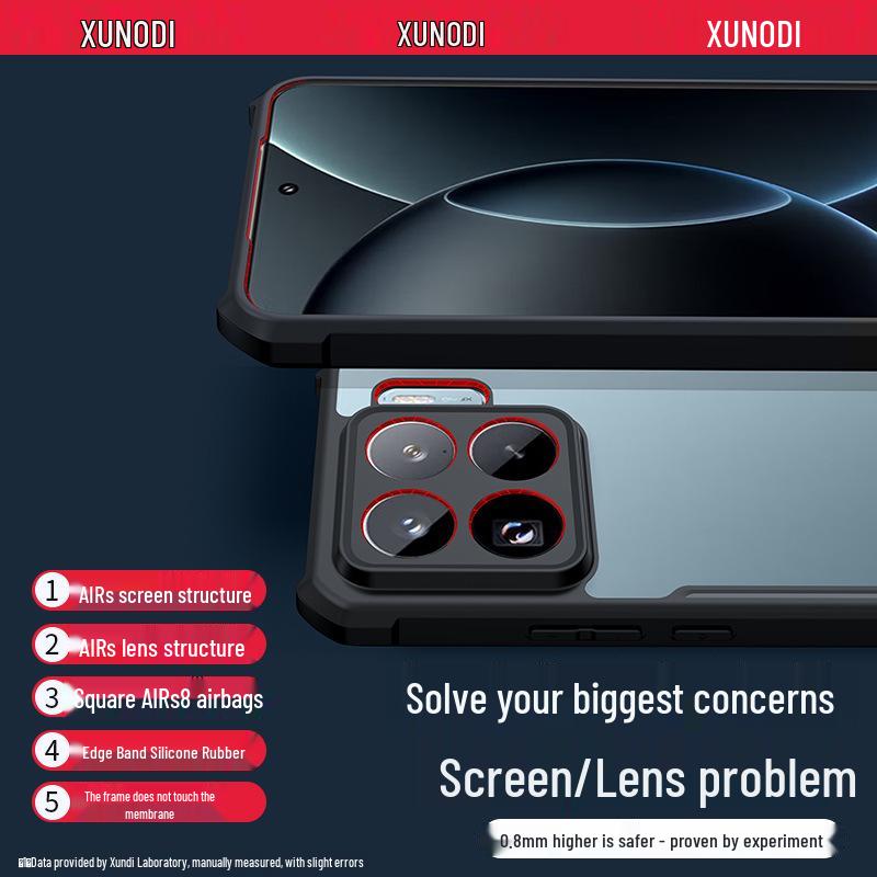 Xundis Xiaomi 15sPro Sturzsichere Schutzhülle für das Handy