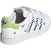 Adidas Originals Superstar 2 Low top Kids' Skateboarding Shoes White Green Sneakers JS2469