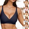 Damen Tief V-Ausschnitt BH Push-Up Drahtloser Bralette Ohne Bügel Frau Nahtloser BH Bralette Nahtloser BH