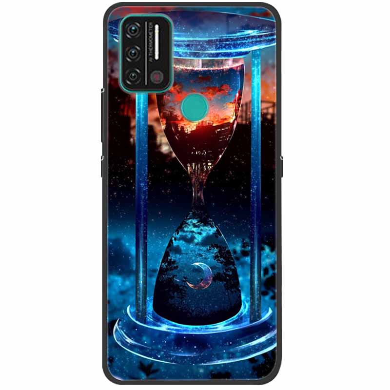 Weiche bedruckte Hülle für Umidigi A9 Pro Hülle Silikon Schutzhülle Schwarze Hüllen für Umidigi A7 Pro Niedliche Katze A9Pro A 9 A7Pro