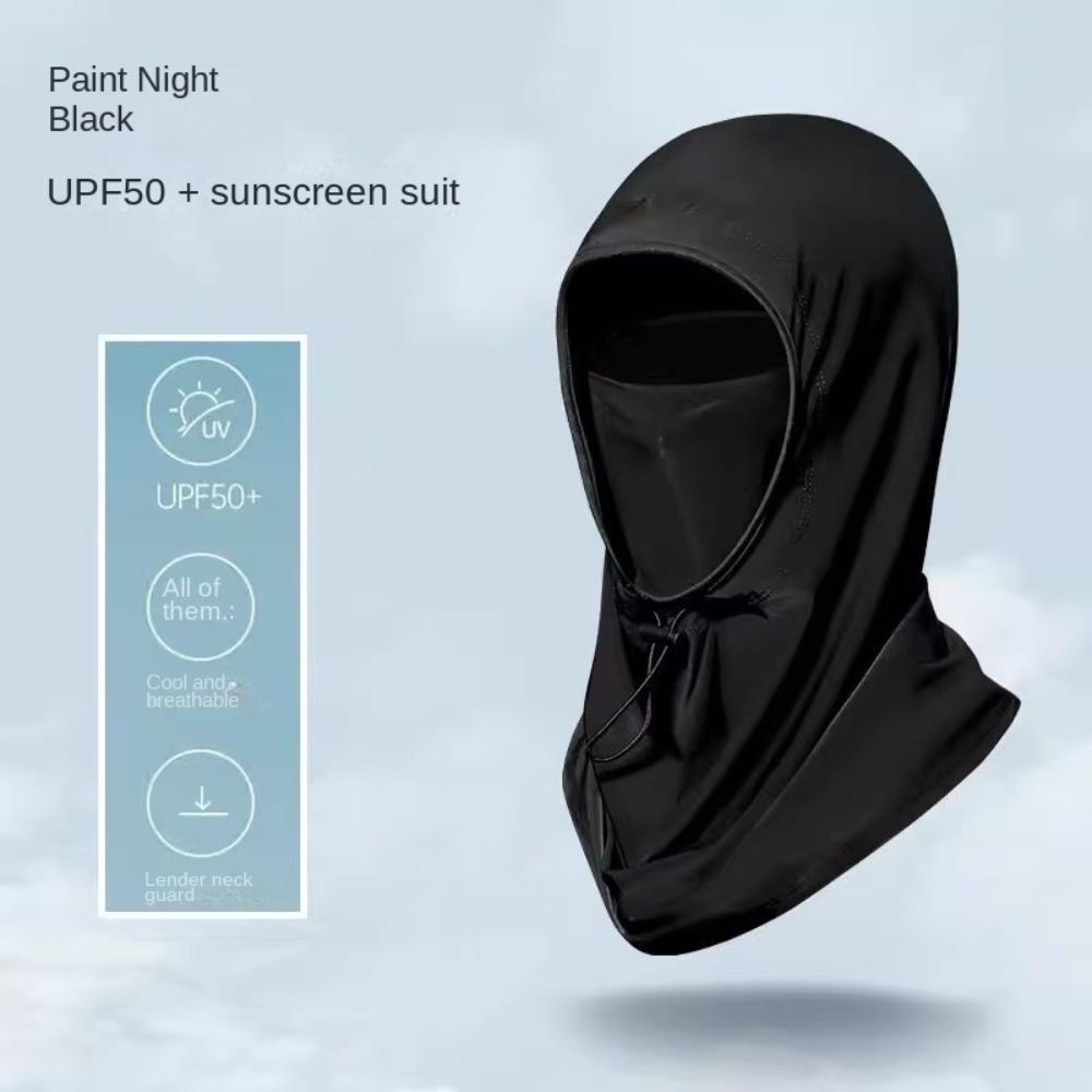 Adjustable Balaclava Face Cover Dustproof UV Protection Veil Summer Ice Silk Mask  Outdoor