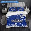 3PCS Los Angeles ice hockey  Bedding Set,Including 1pc Duvet Cover And 2pcs Pillowcases Perfect for Bedroom, Dormitory, Fan Christmas gift
