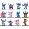 Jada - Metal Figurine - Disney Stitch - 4Cm - Set of 12 Figurines - Official License - Collectible - From 3 Years