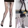 Womens High Waist Tights Fishnet Stockings Thigh High Pantyhose Halloween Cosplay Pantyhose Leggings
