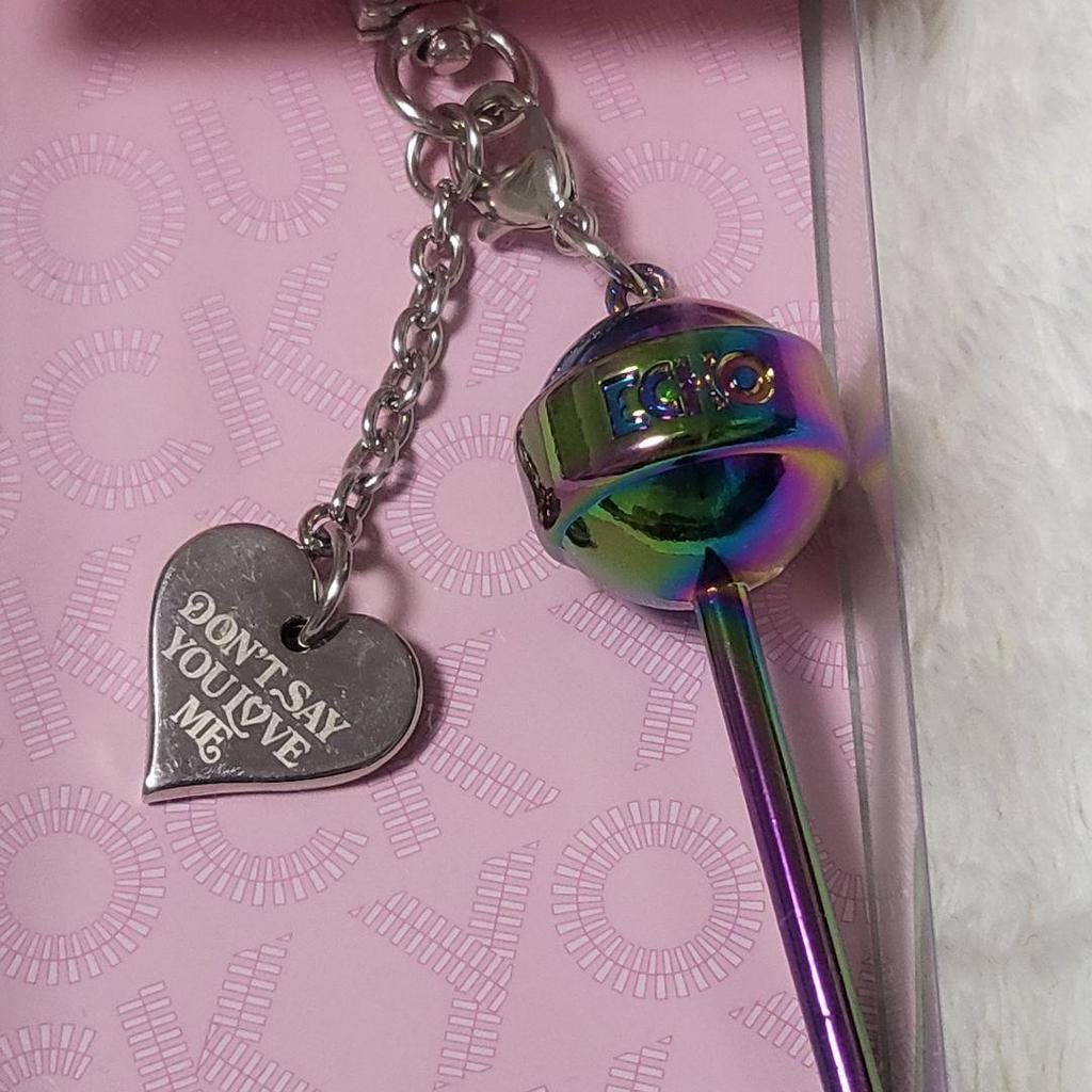 [USED] BTS JIN ECHO Key Ring Keychain Heart Charm