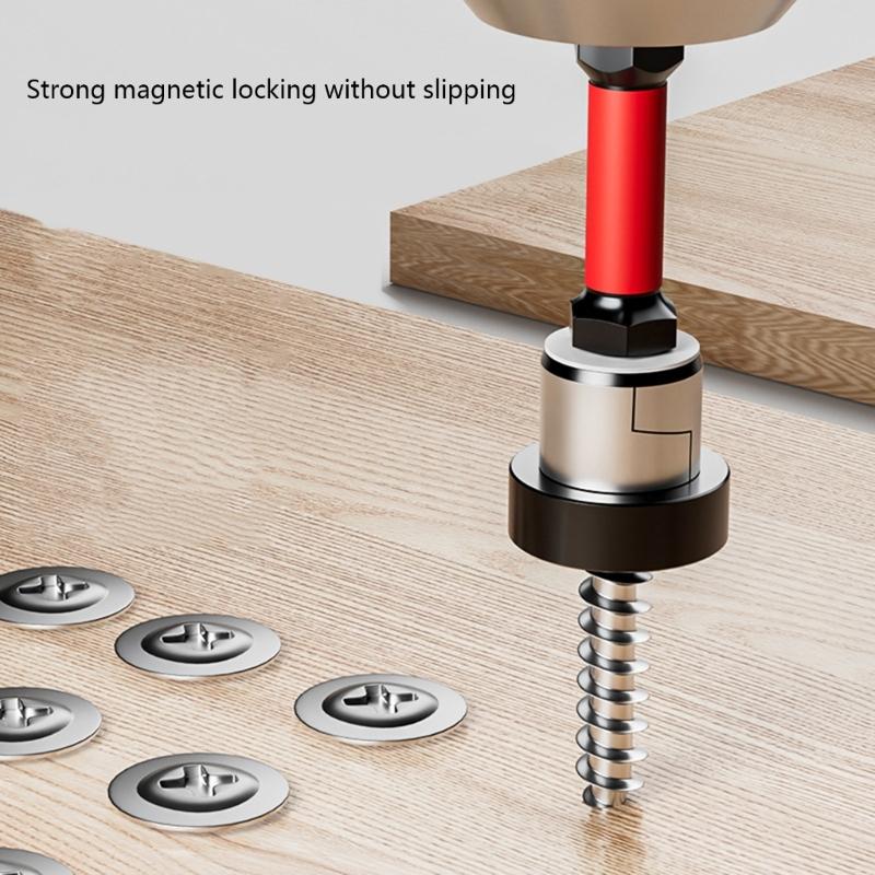 5Pcs Positioning Screwdriver Bits Drywall Screw Bits 50mm Gypsum Board Plasterboard Screws Locating Batch Head Drilling