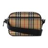 Burberry Borsa Fotografica in Pelle a Quadri Vintage Borsa a Spalla Unisex Giallo 8010152