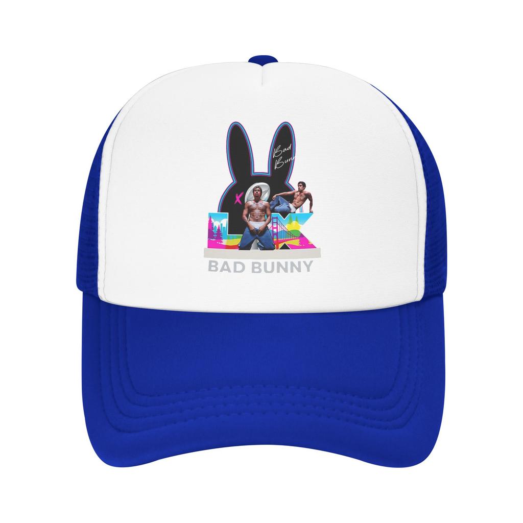 Summer Mesh Sun Hats Summer Baseball Cap Vintage Hip Hop Hats Bads Bunnys Unisex Men Print Kpop Rock Dropshipping Baseball Cap