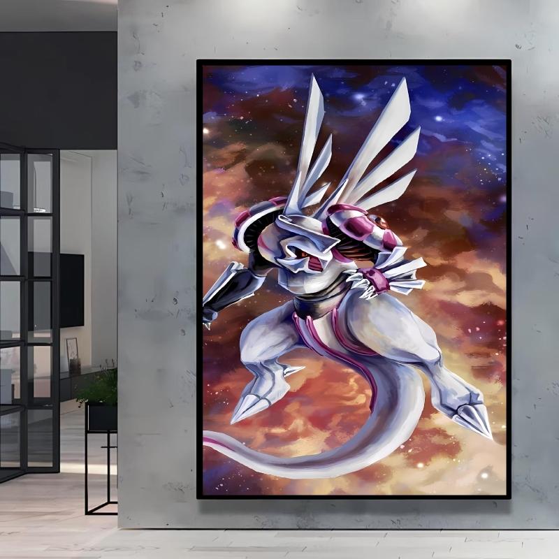 Classic Anime Character Pictures Pokemon Arceus Canvas Painting Wall Art Poster Home Children's Bedroom Decor Friends Gifts