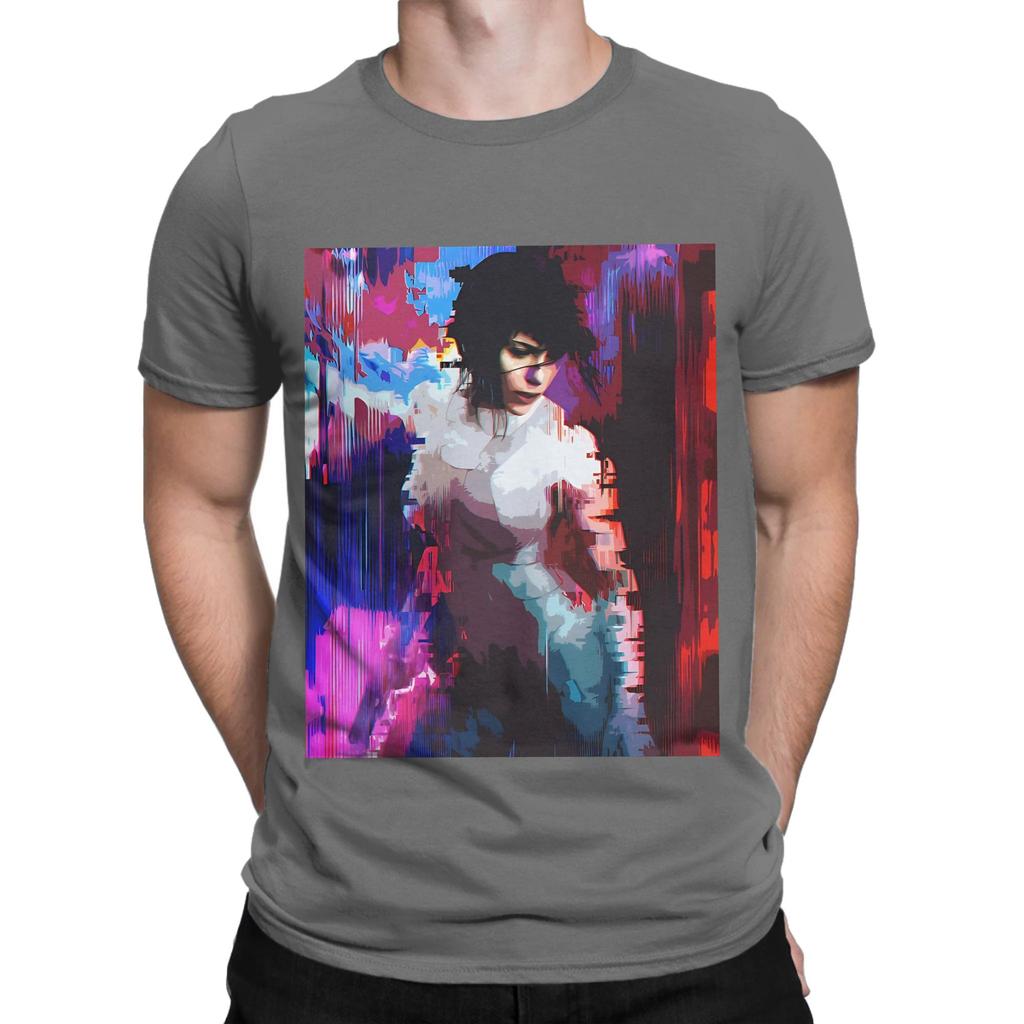 Ghost In The Sshell V3 Funny 100 Cotton Tshirt Ghost In The Sshell Tops Tees For Unisex